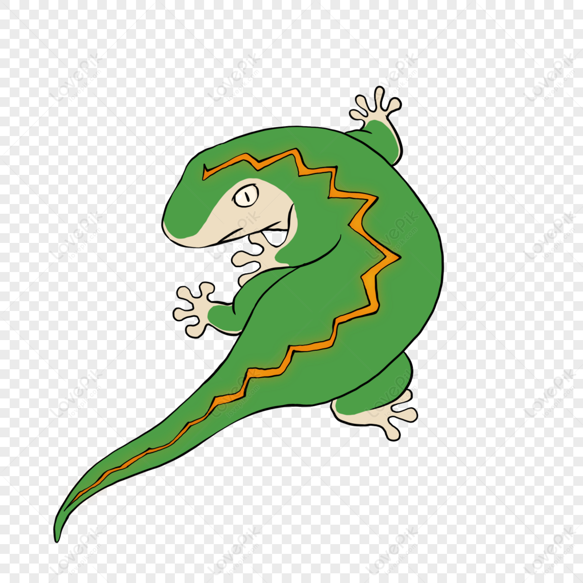 Lizard Clipart Chameleon Cartoon Style,lizards,cartoon Animal,anime PNG  White Transparent And Clipart Image For Free Download - Lovepik | 380243602