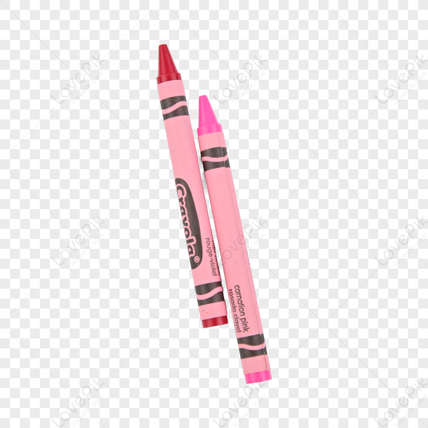 Pink Crayon Red Crayon, Crayon, Brush, Art PNG Transparent Image and  Clipart for Free Download
