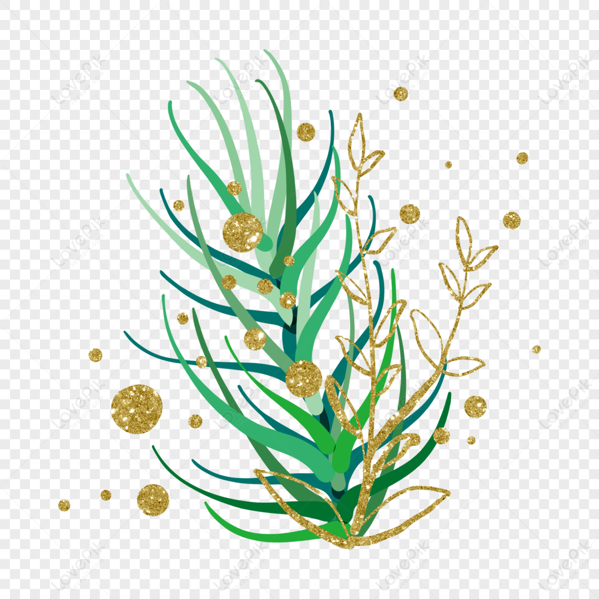 Gold leaves Vectors & Illustrations for Free Download