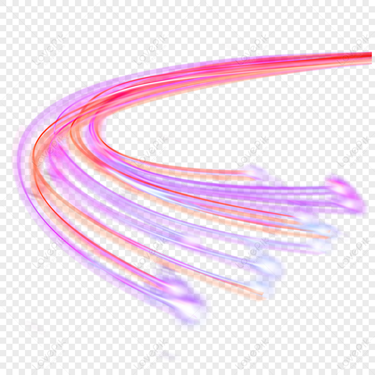 Purple Curve Movement Speed Light Effect,transparent,gradient PNG Image ...