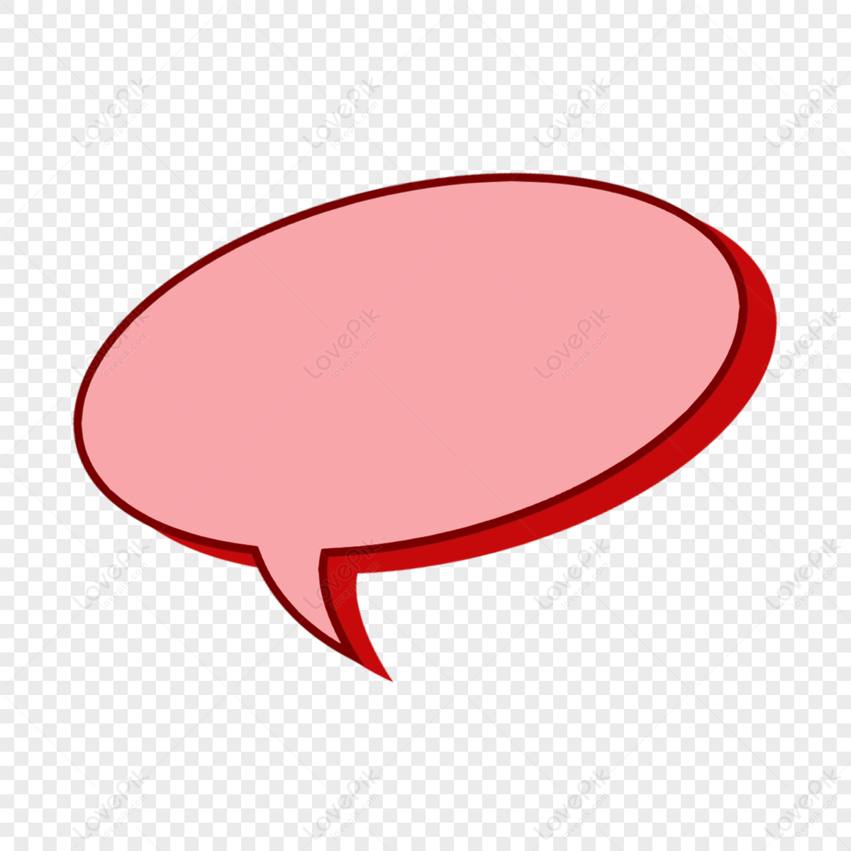 Red Bubble Dialog Images, HD Pictures For Free Vectors Download ...