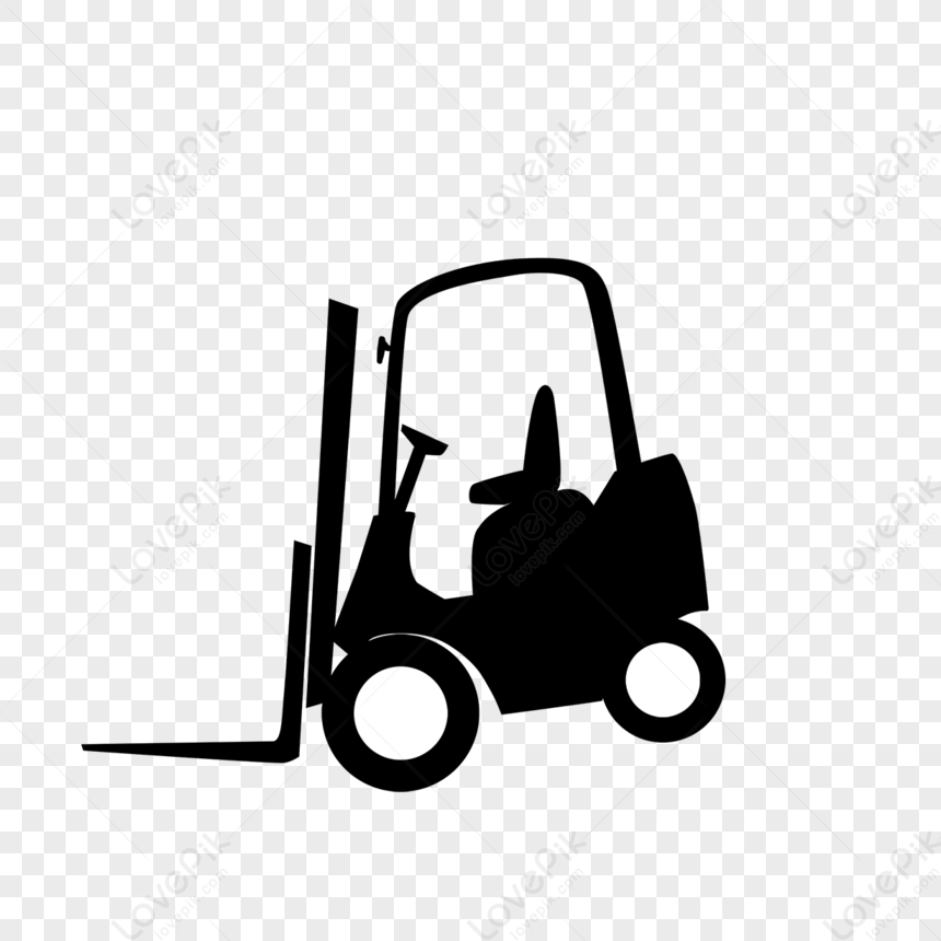 Black Forklift Clipart,black Icons,black Icon Free PNG And Clipart ...