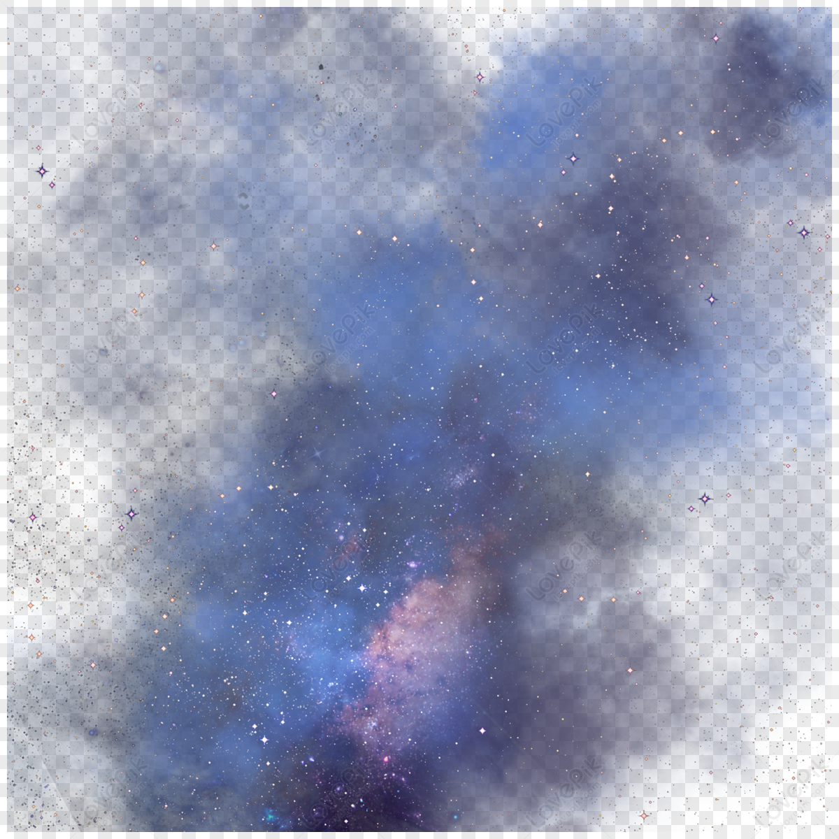 Blue Dust Milky Way Starry Night,artist,galaxy PNG Picture And Clipart ...