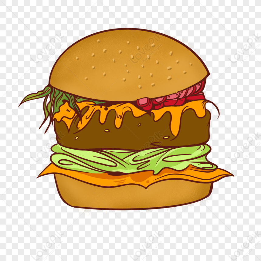 Cabbage Cheeseburger Clip Art,double Cheese PNG Transparent Image And ...