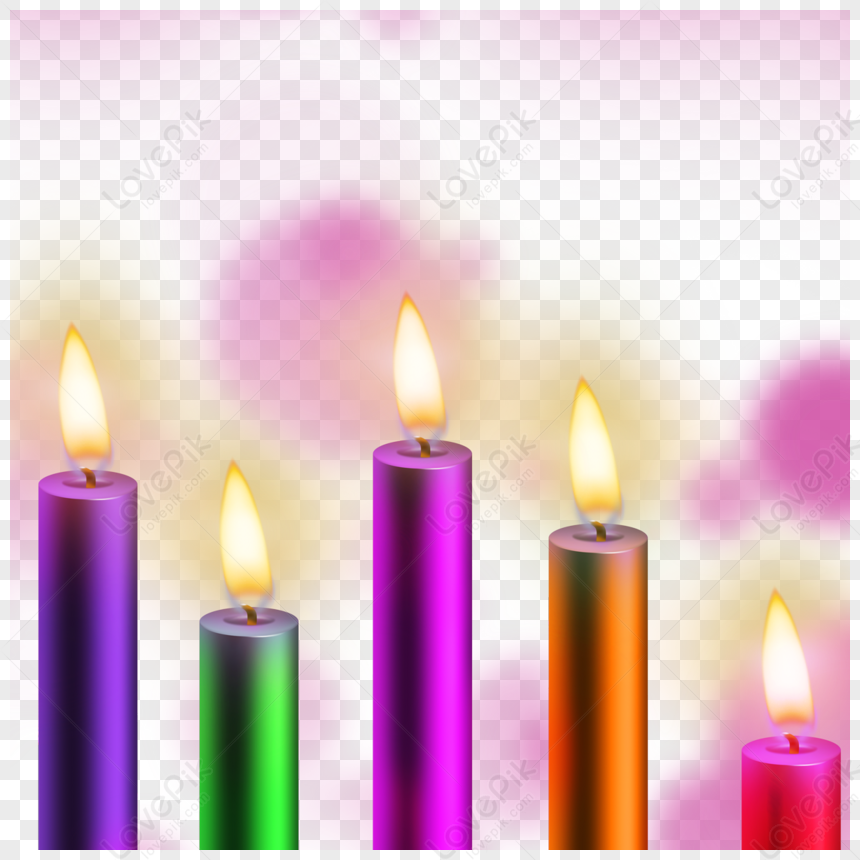 Candele colorate