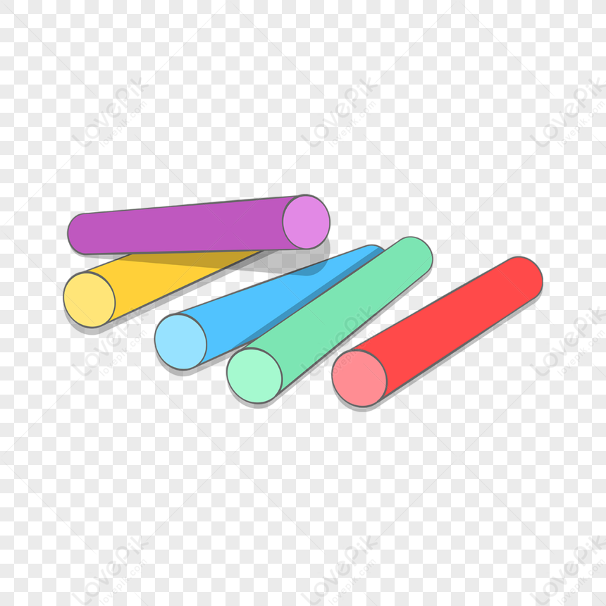 Colorful Chalk Clipart,pastel,colored Chalk,combination PNG Transparent ...