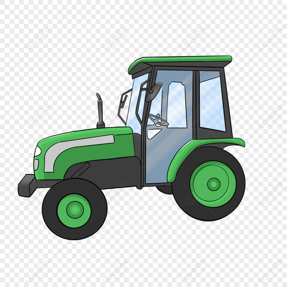 Dark Green Tractor Clip Art,diesel Engine Tractor Clip Art,diesel ...