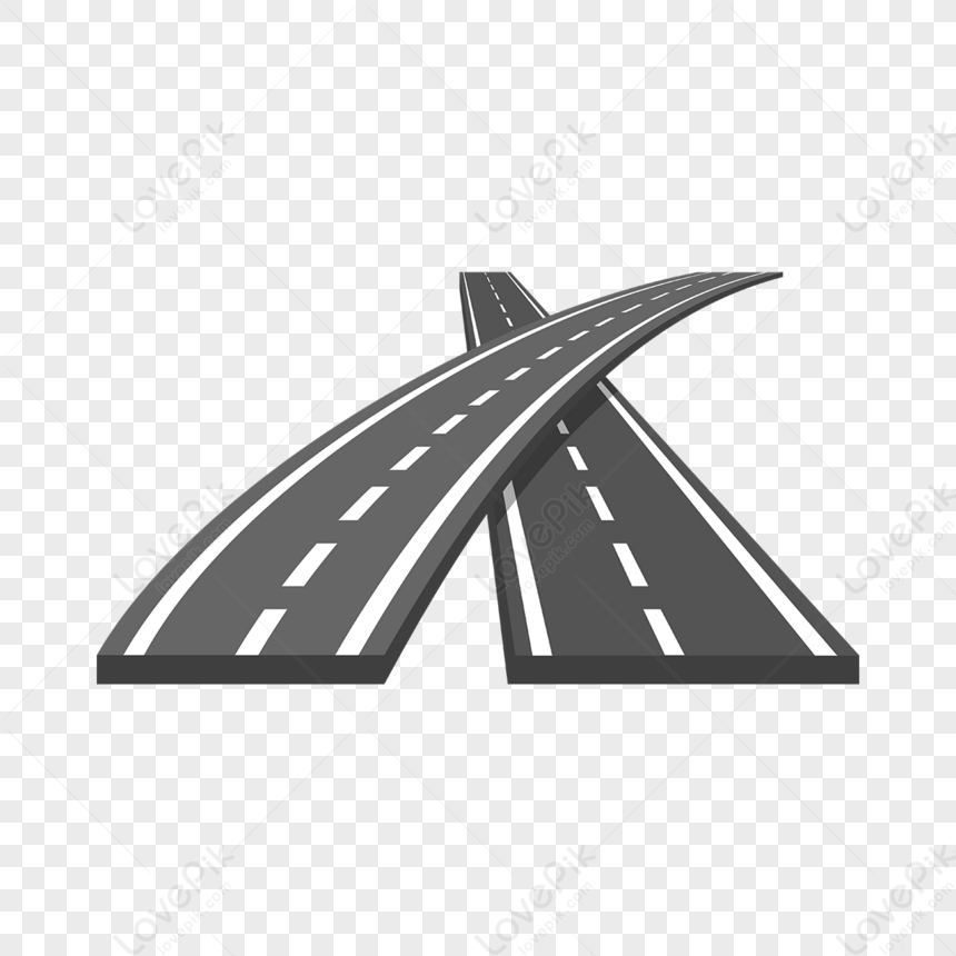 Double-decker Highway Clip Art,gray,white PNG Transparent And Clipart ...