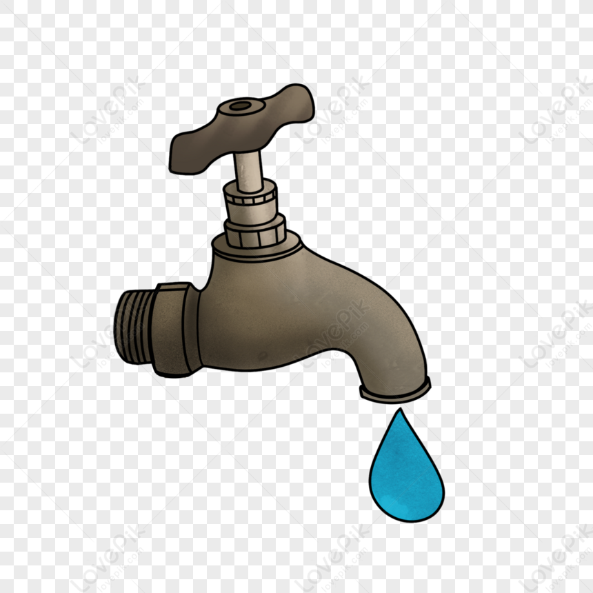 European Style Home Faucet Clipart,old Fashioned,object,dripping Water ...