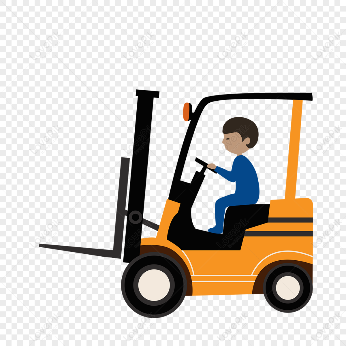 Forklift Clip Art Icon,forklift Icons,clip Art Stamp,clip Icons PNG