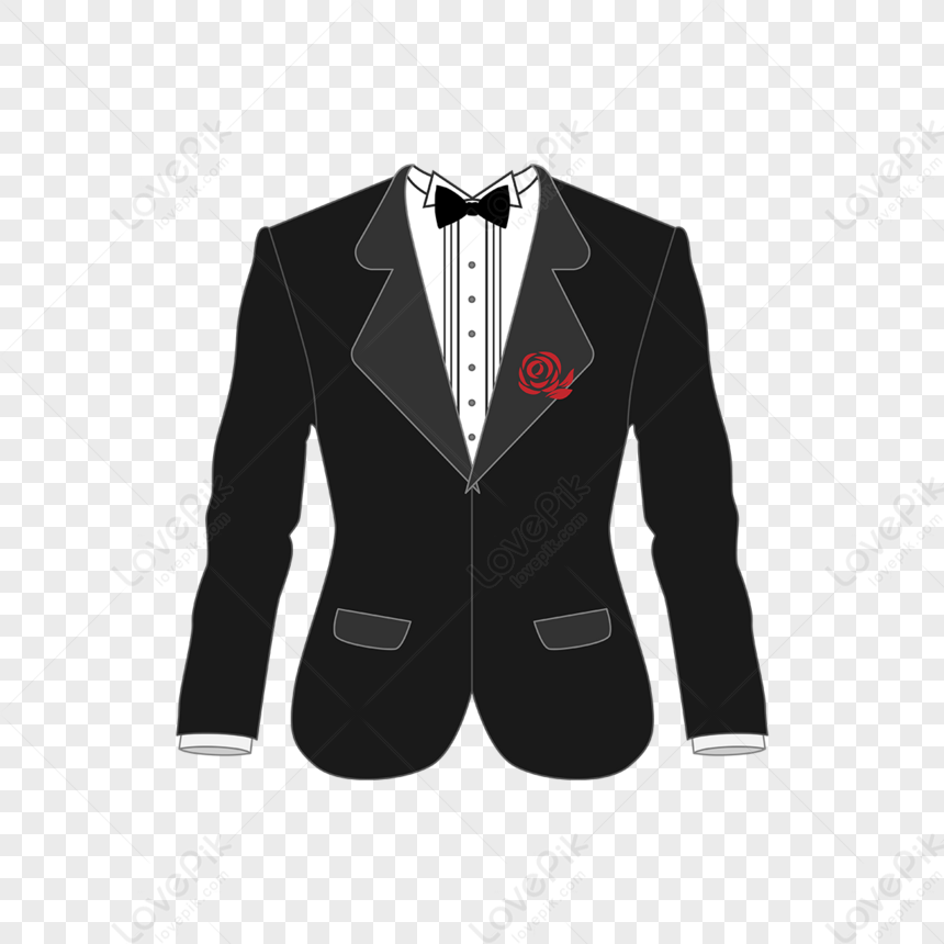 Gentleman Rose Tuxedo Clip Art,black,tie PNG Image And Clipart Image ...