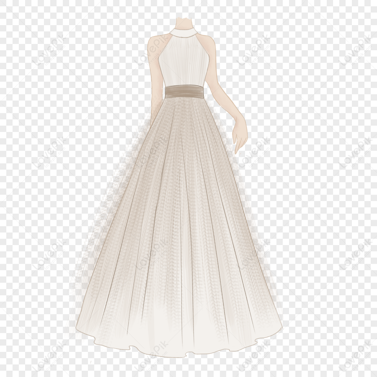 Ball Gown Clipart - Beautiful Green Wedding Dresses - Free Transparent PNG  Clipart Images Download