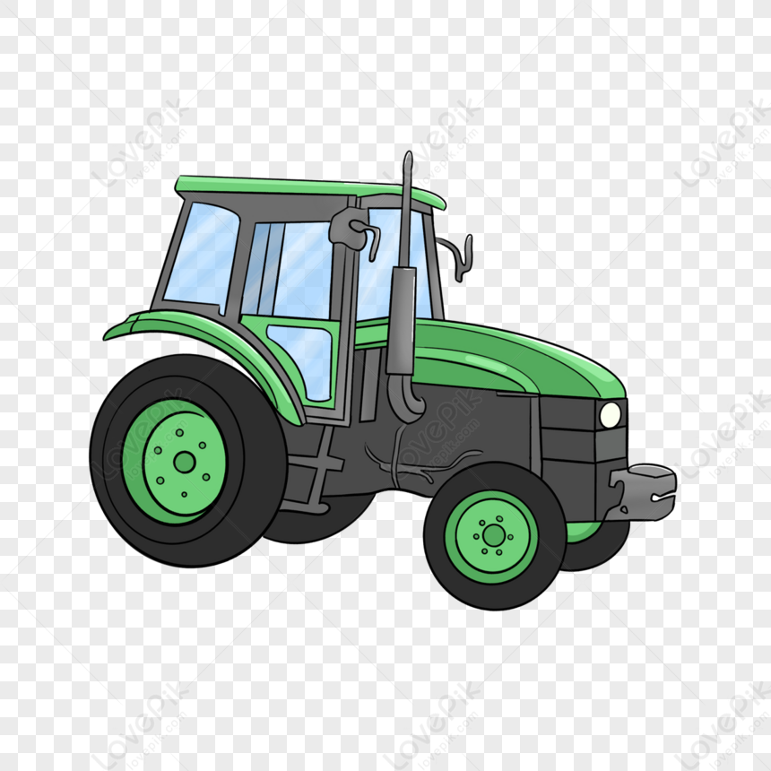 Green Tractor Clip Art,light Green Tractor Clip Art,industrial Tractor ...