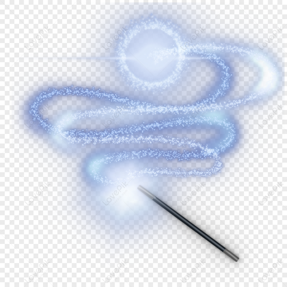 Magic Wand Dark Blue Point Light,navy Blue,pole Free PNG And Clipart ...