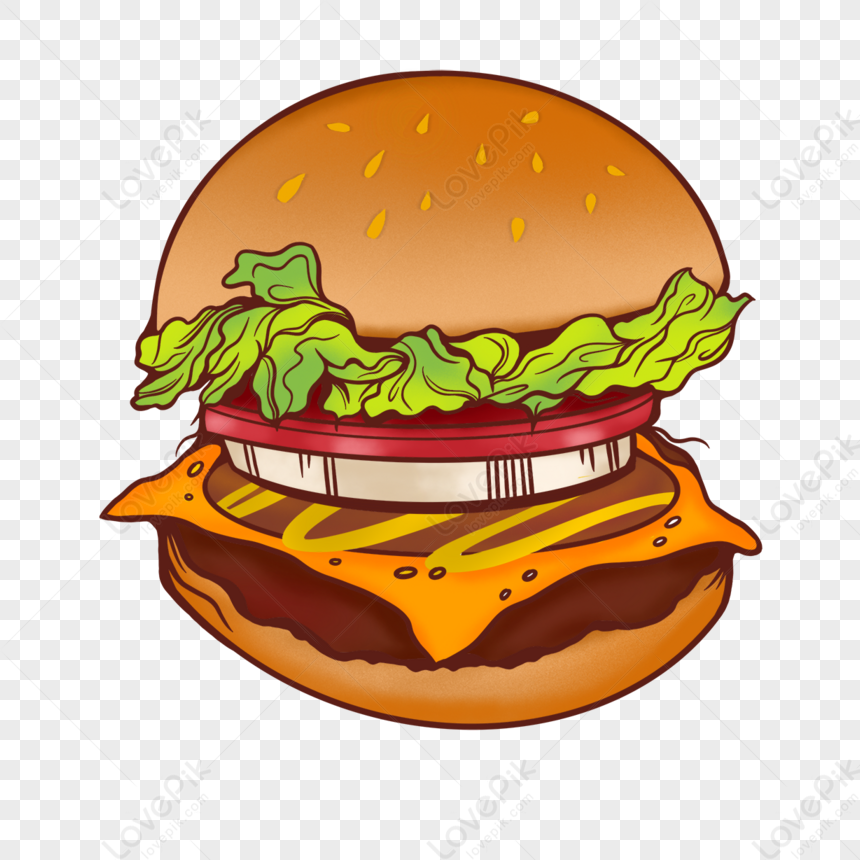 Meatloaf Cheeseburger Clip Art,drawing,sandwiches,fast PNG Transparent ...