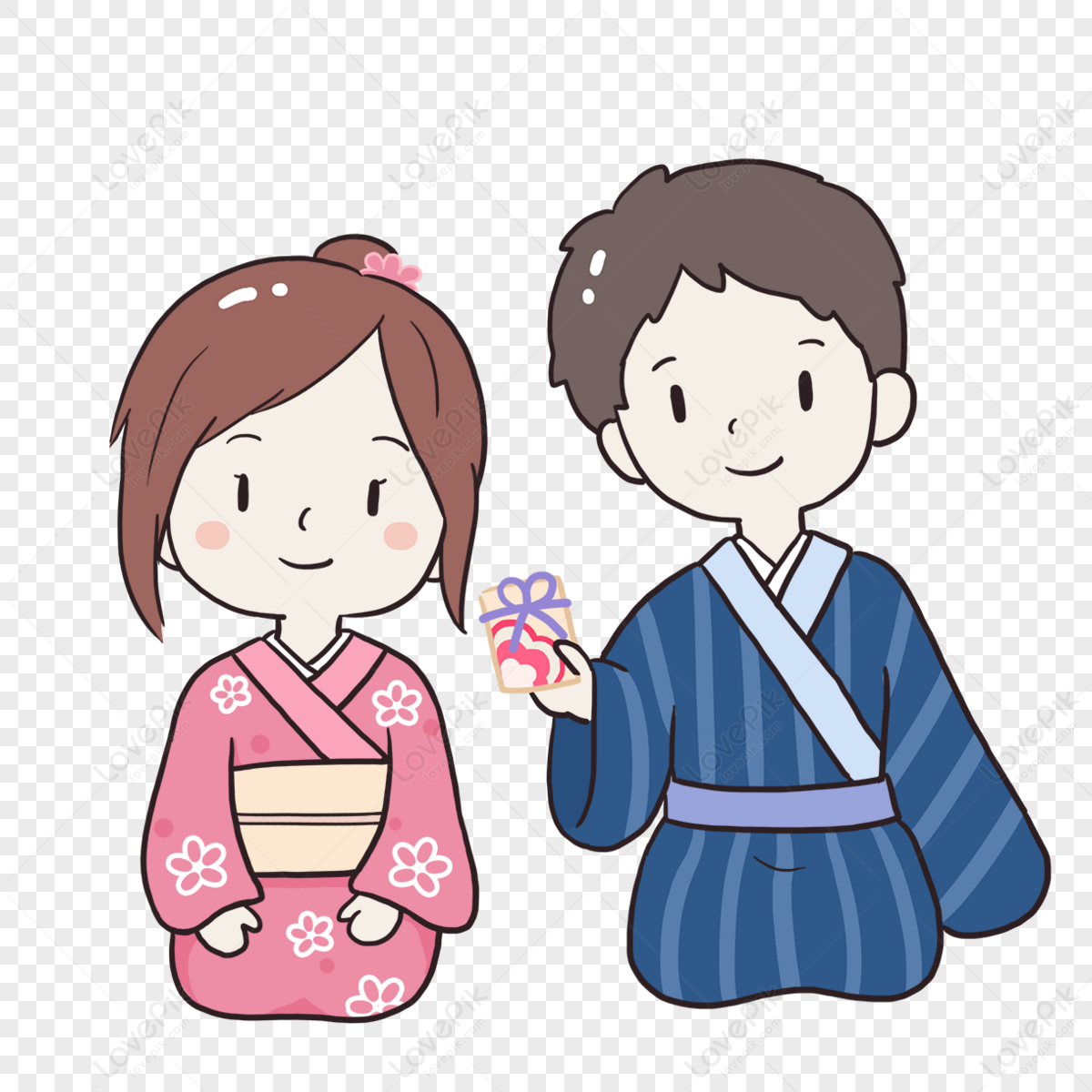 Wearing Kimonos PNG Images With Transparent Background | Free Download ...