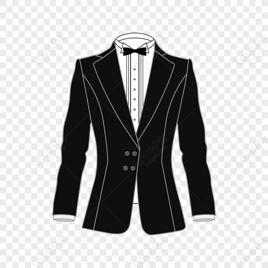 Slim Tuxedo Clip Art,slim Fit,black,fitness Slimming PNG Transparent ...