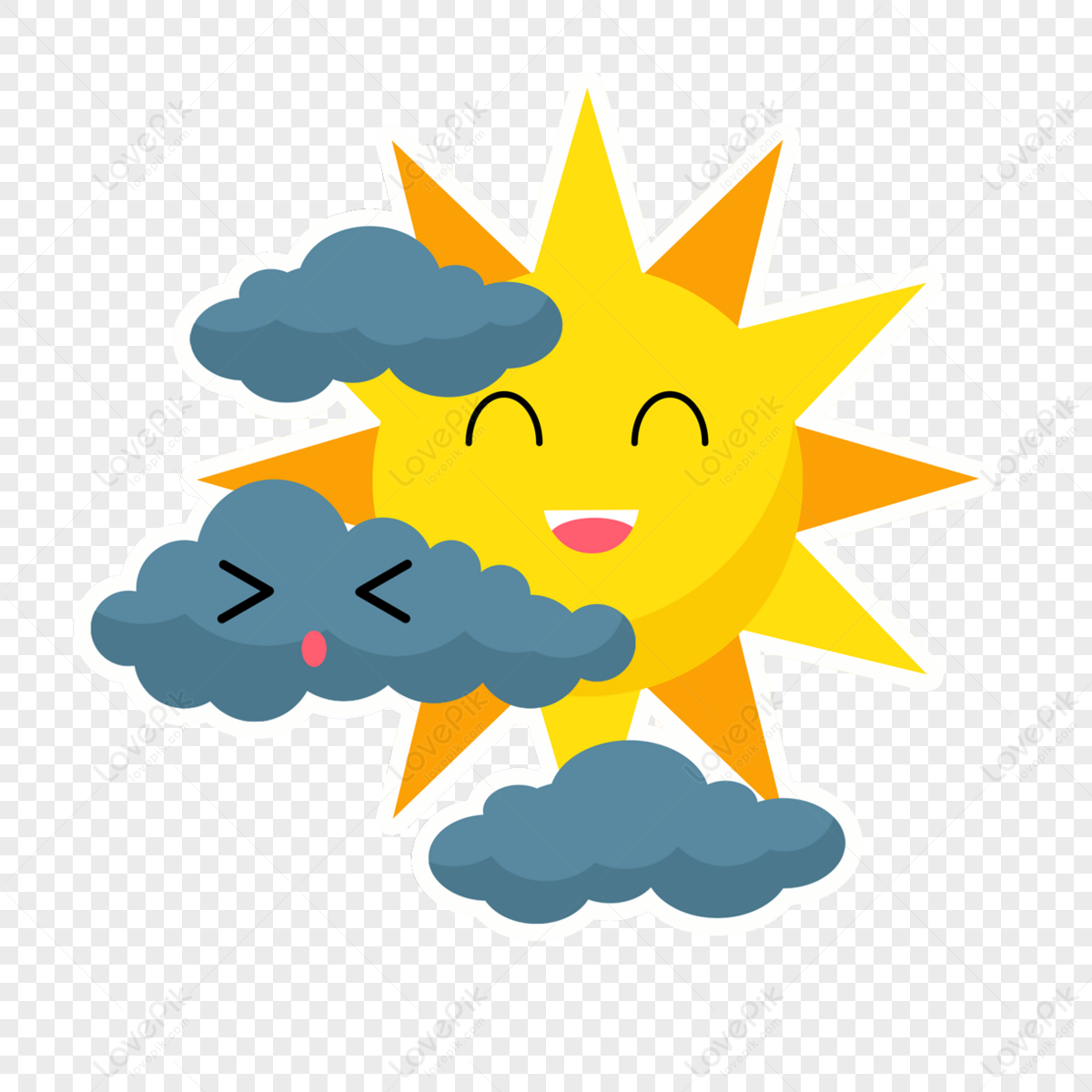 Laughing Sun PNG Images With Transparent Background | Free Download On ...