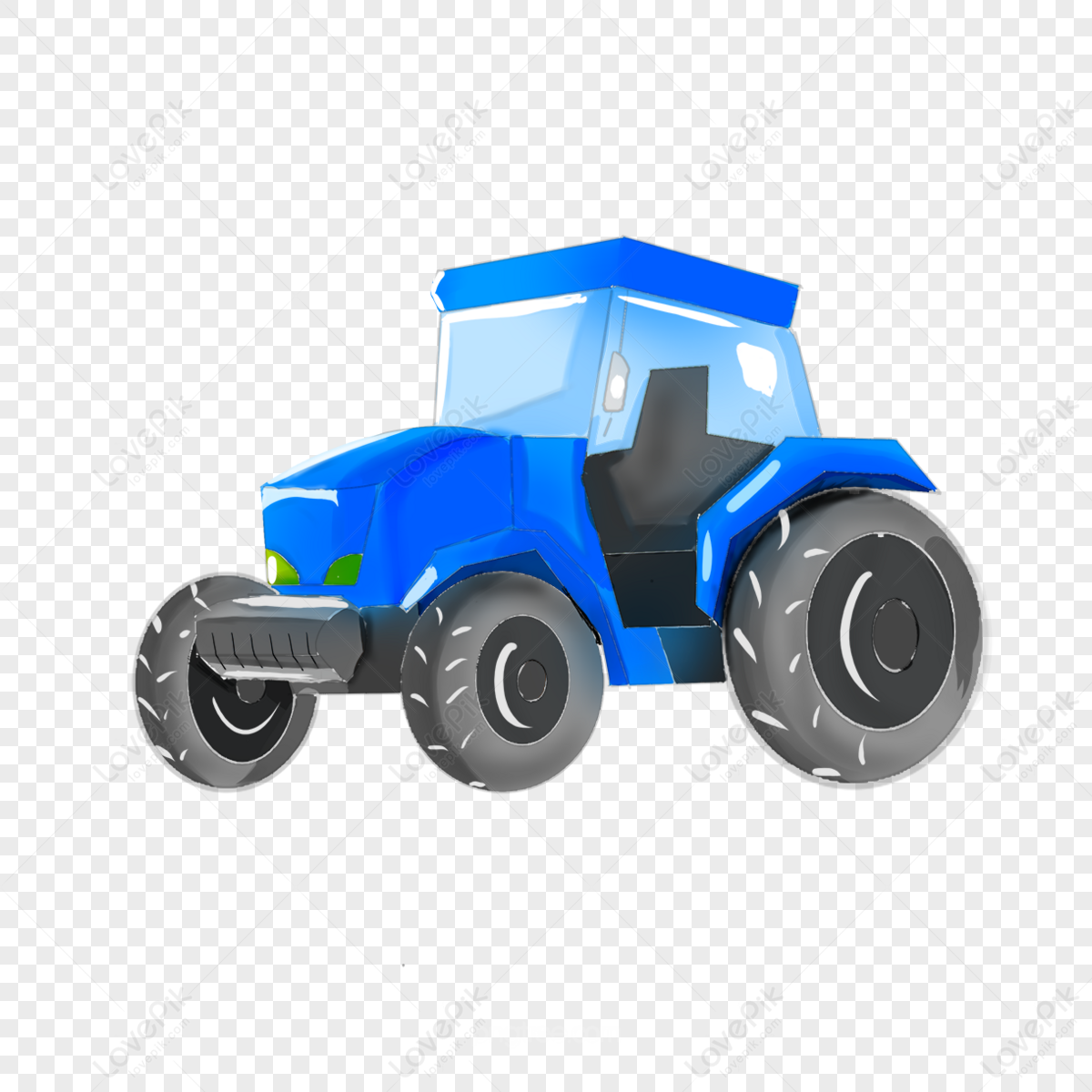 Tractor Clipart Vehicle,speed,cargo,tool PNG Free Download And Clipart ...