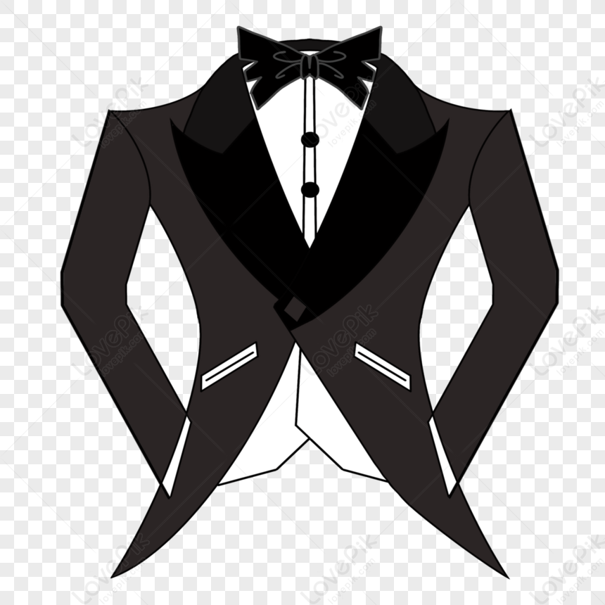 Tuxedo Clip Art,men,ceremony,business Free PNG And Clipart Image For ...