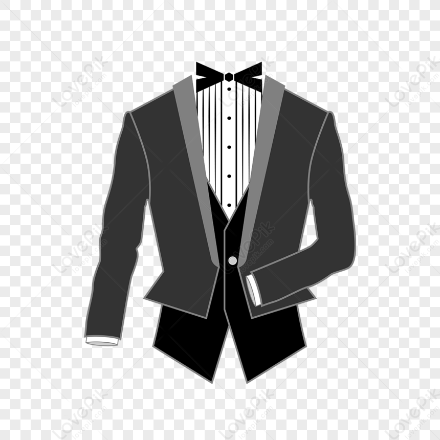 Vest Tuxedo Clip Art,tie,black Png Image And Clipart Image For Free 