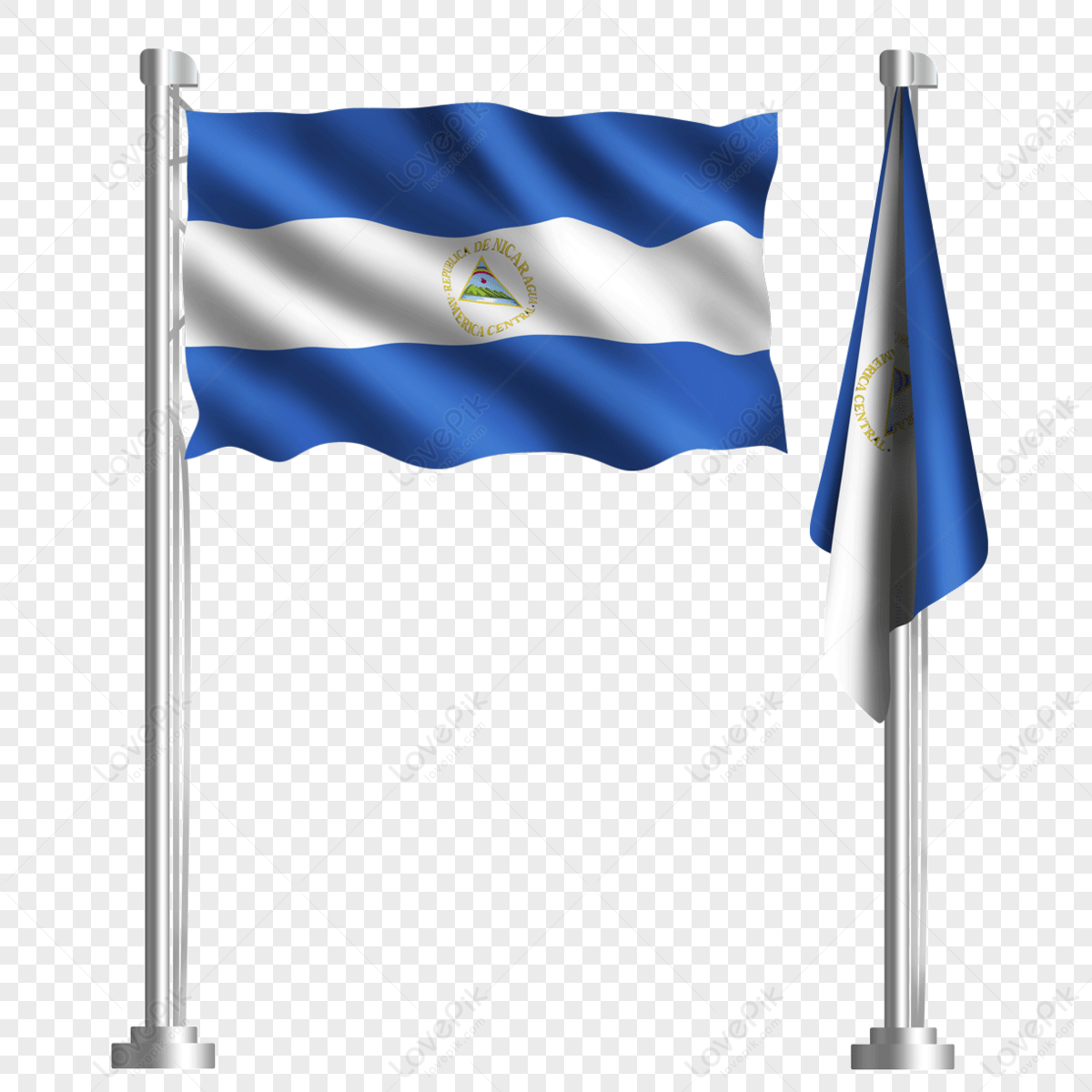 Nicaragua Bandera PNG Images With Transparent Background | Free ...