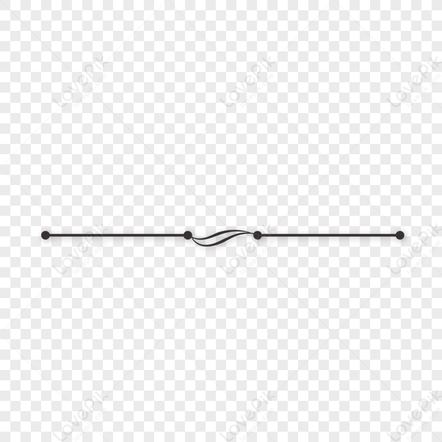 Black Split Line,horizontal Line,painted,hand Painted PNG Free Download ...