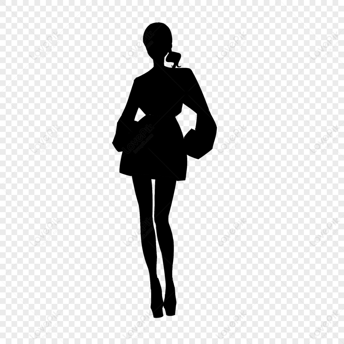 Catwalk Model Clip Art,mannequin,black PNG Transparent Background And ...