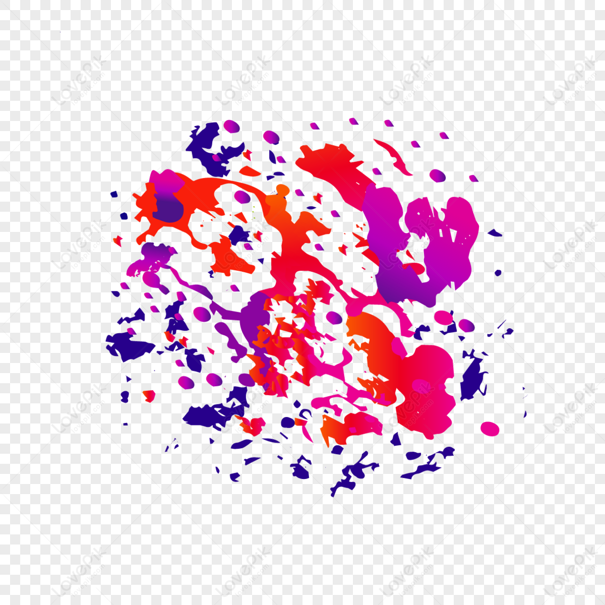 Colorful Splash Effect,effects,spray,spray Color Effect Free PNG And ...