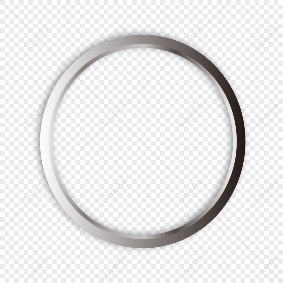 Silver Circle PNG Images With Transparent Background | Free Download On ...