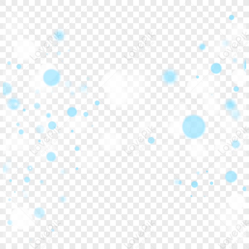 Blue And White Light Effect Spot Bokeh Lights,gradient,effects Free PNG ...