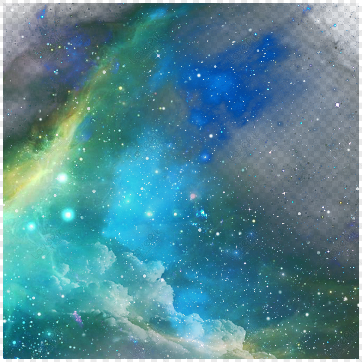 Blue Fantasy Starry Night Sky Universe Milky Way,dream,cosmic Galaxy ...