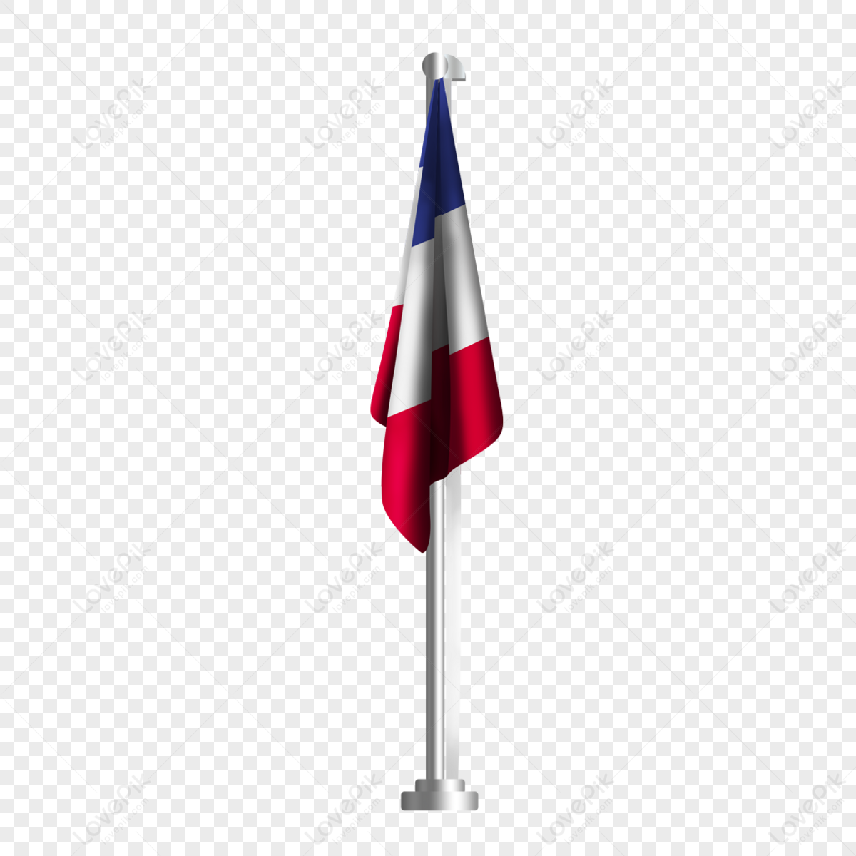 Flag France On Flagpole Illustration Isolated Stock Illustration 339449072  | Shutterstock