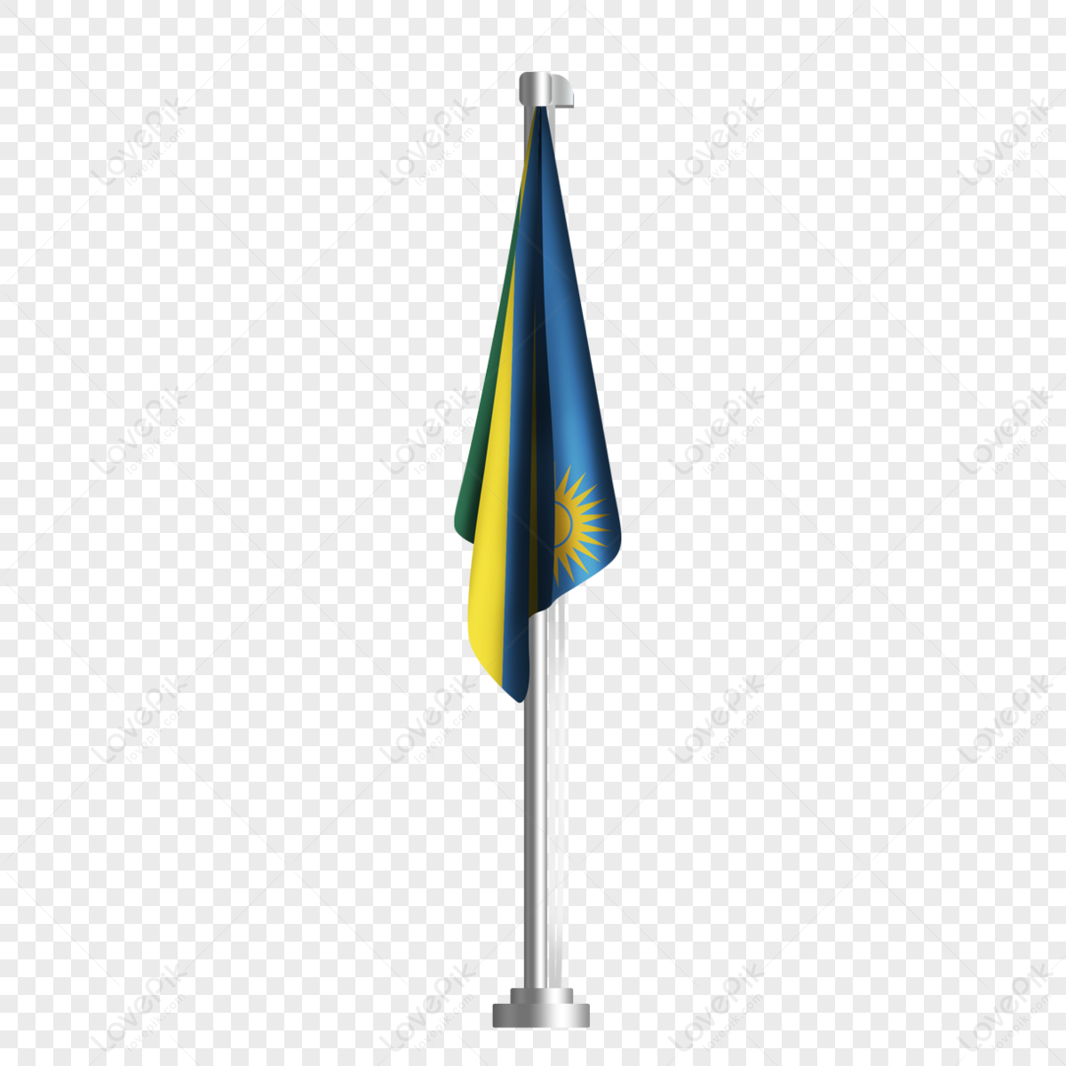 Collapsed Rwanda Flag Illustration,flags,map,national Flag Free PNG And ...