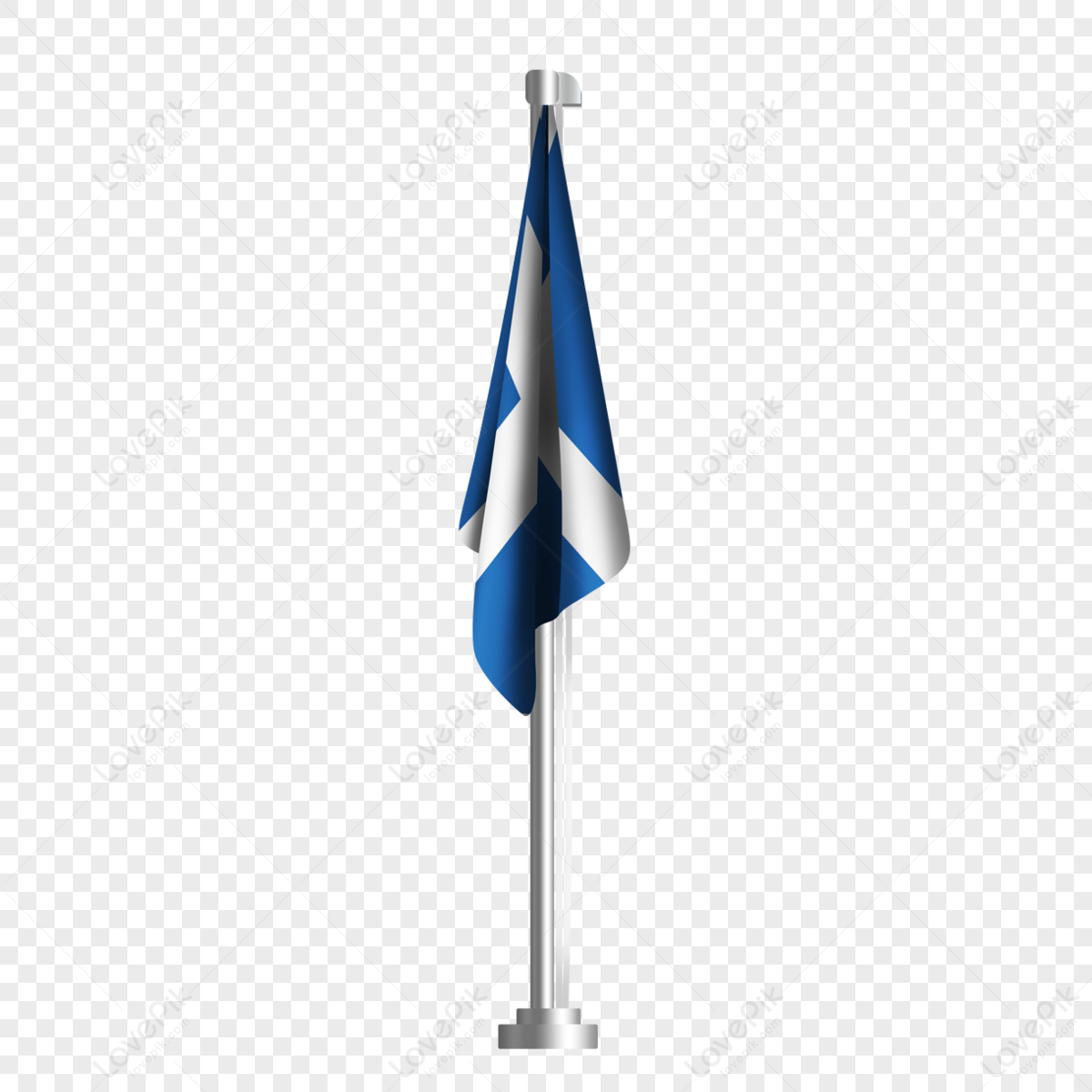 Collapsed St Andrews Flag,flags,cartoon Flag,material PNG Transparent ...