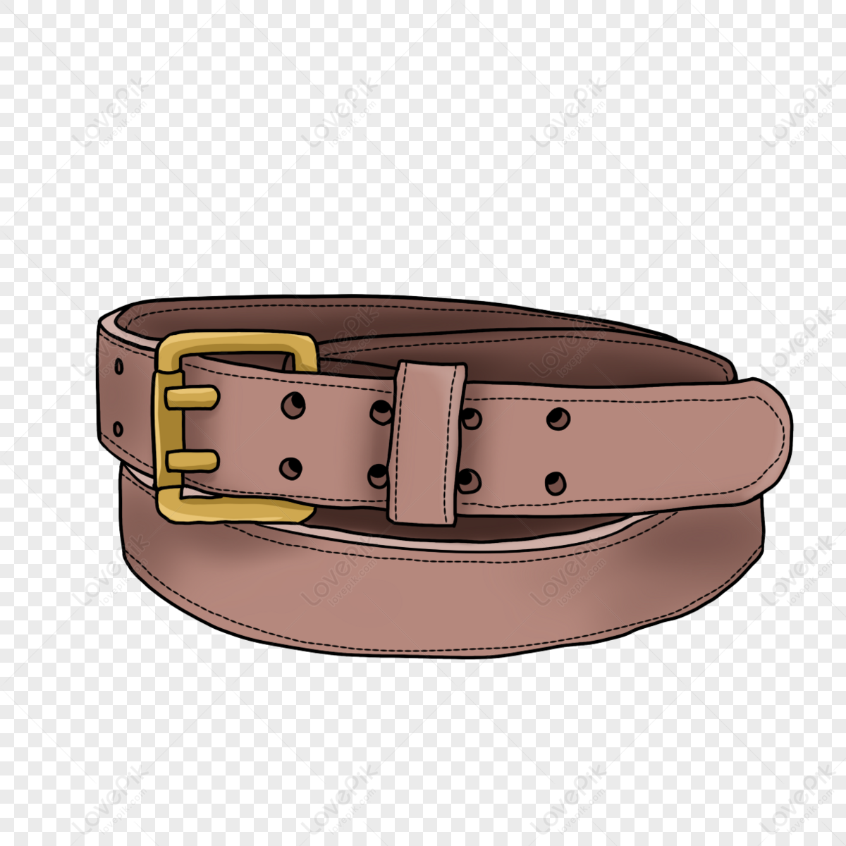 Eye Belt Clip Art,brown,belts,cartoon Style PNG Image Free Download And ...