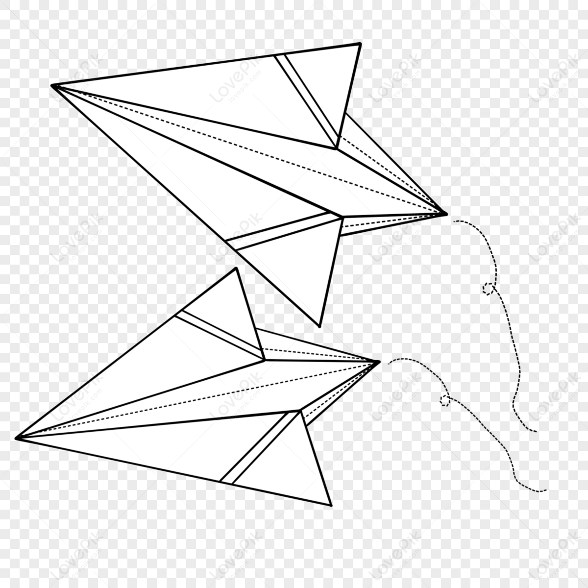 Airplane - Paper Airplane Drawing - CleanPNG / KissPNG
