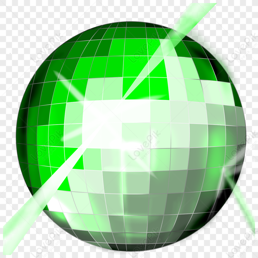 Green deals disco ball