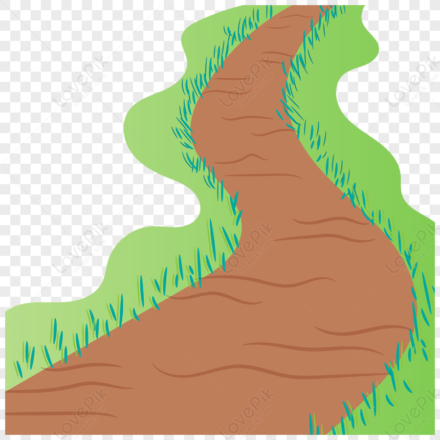 Green Grass Brown Path Clipart PNG Image And Clipart Image For Free ...