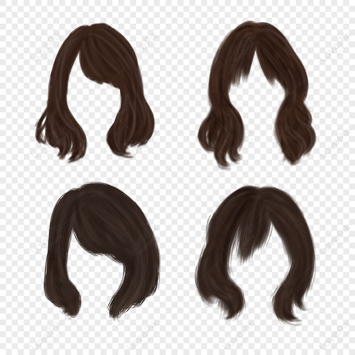 Women Hair Style PNG Transparent With Clear Background ID 224970 | TOPpng