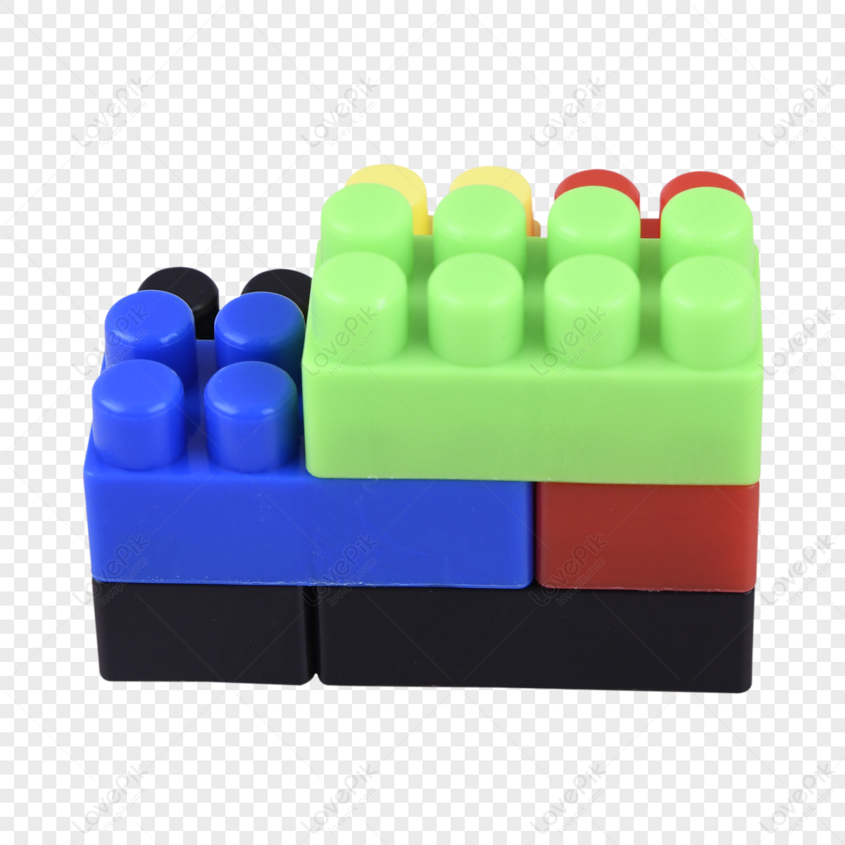 Plastic Game Childrens Cube Color Blocks,interlocking Block,line PNG ...