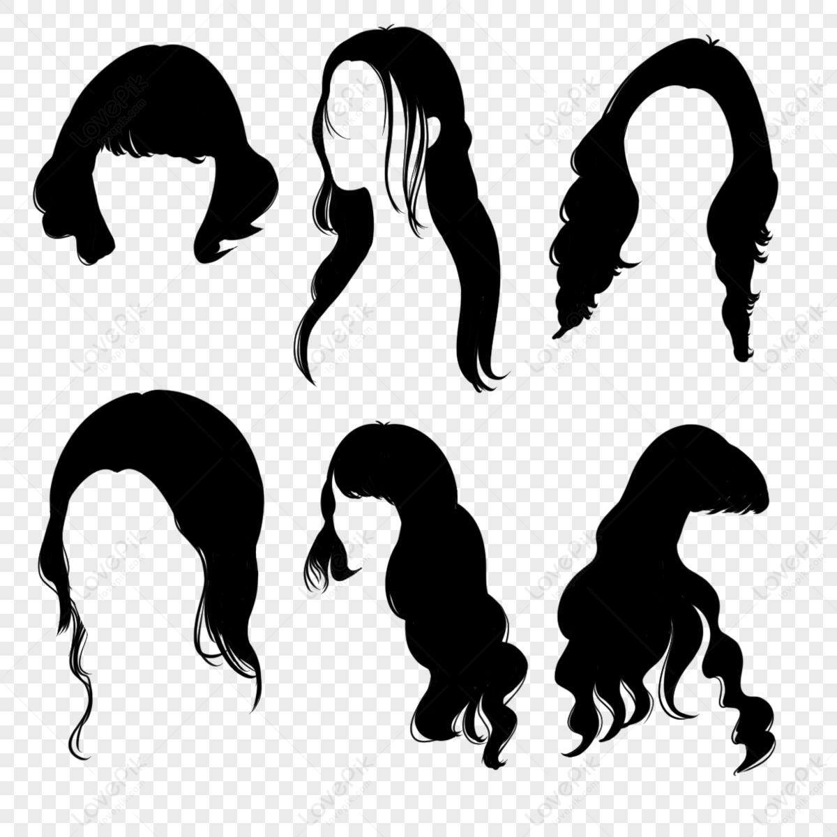 Svg Freeuse Download Beauty Vector Lady Hair Style - Women Long Hair Png,  Transparent Png , Transparent Png Image - PNGitem