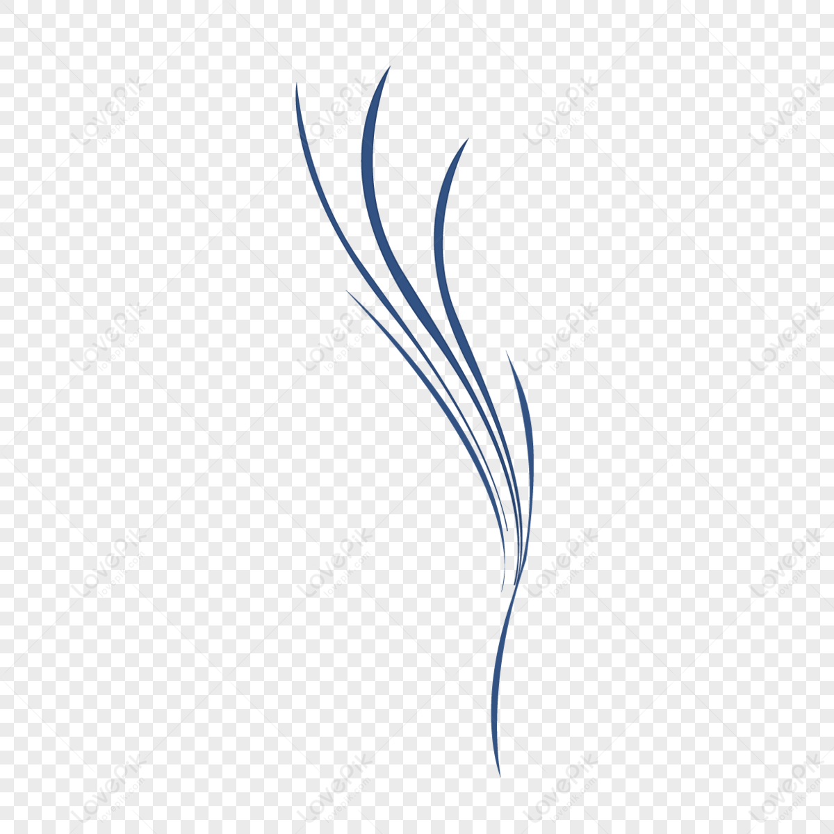 Blue Curve,wavy Lines,wavy Line,soft Lines PNG Free Download And ...