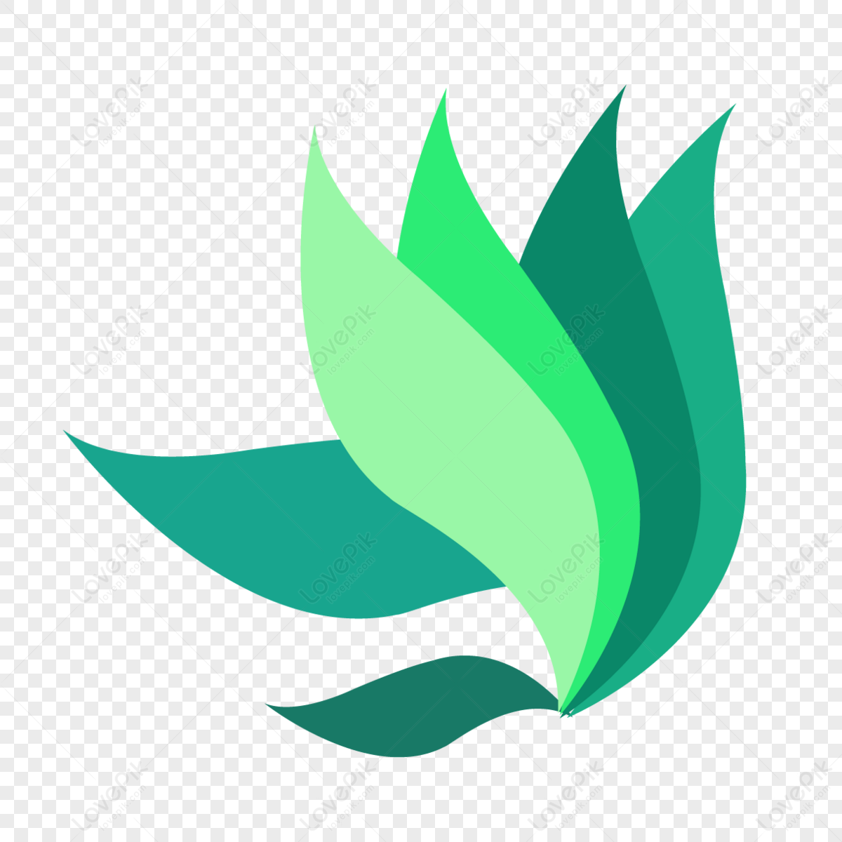 Gear leaf logo design Royalty Free Vector Image