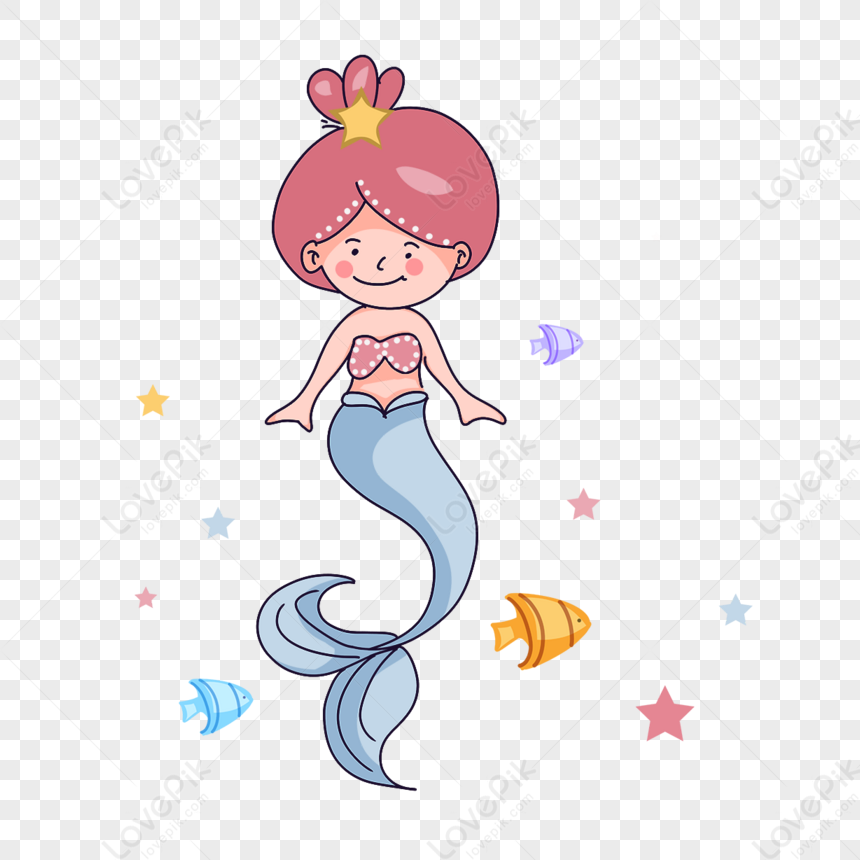 Cartoon Little Mermaid,star,clothing,fig PNG Transparent Image And ...