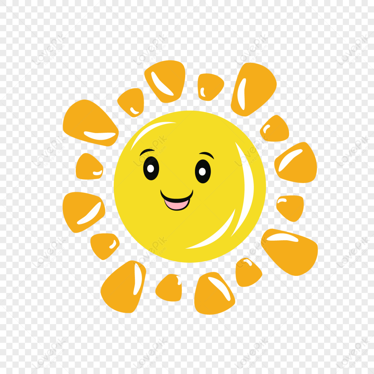 Sun Smiley PNG Images With Transparent Background | Free Download On ...