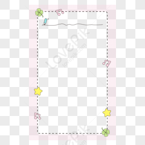 Cute Pink Border PNG Images With Transparent Background | Free Download ...