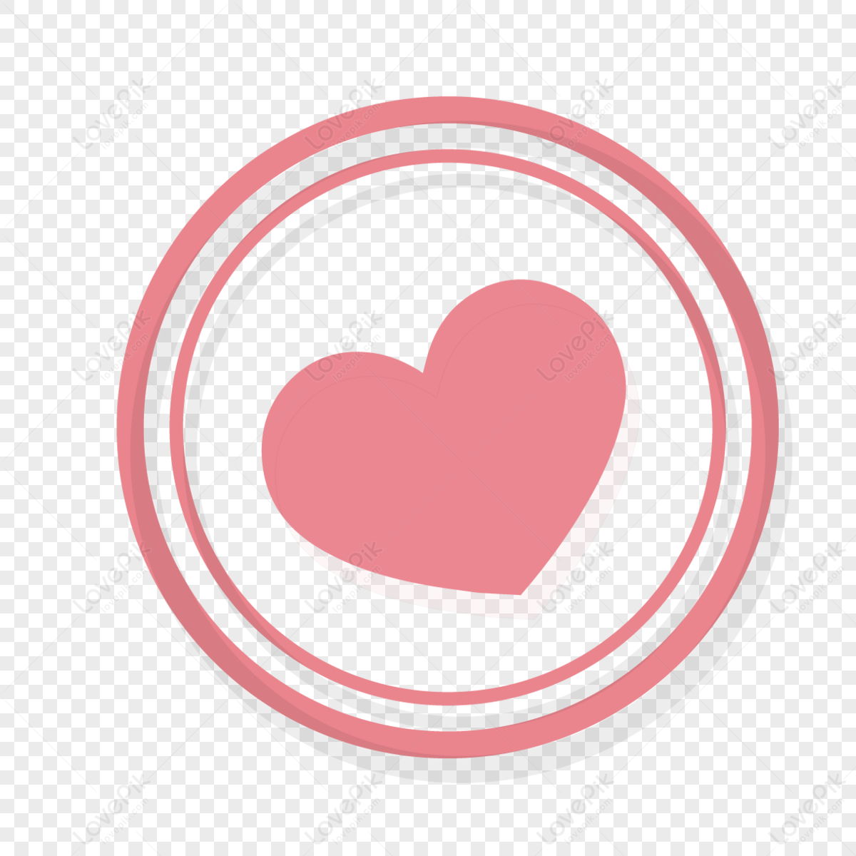 Heart Stamp PNG, Vector, PSD, and Clipart With Transparent Background for  Free Download
