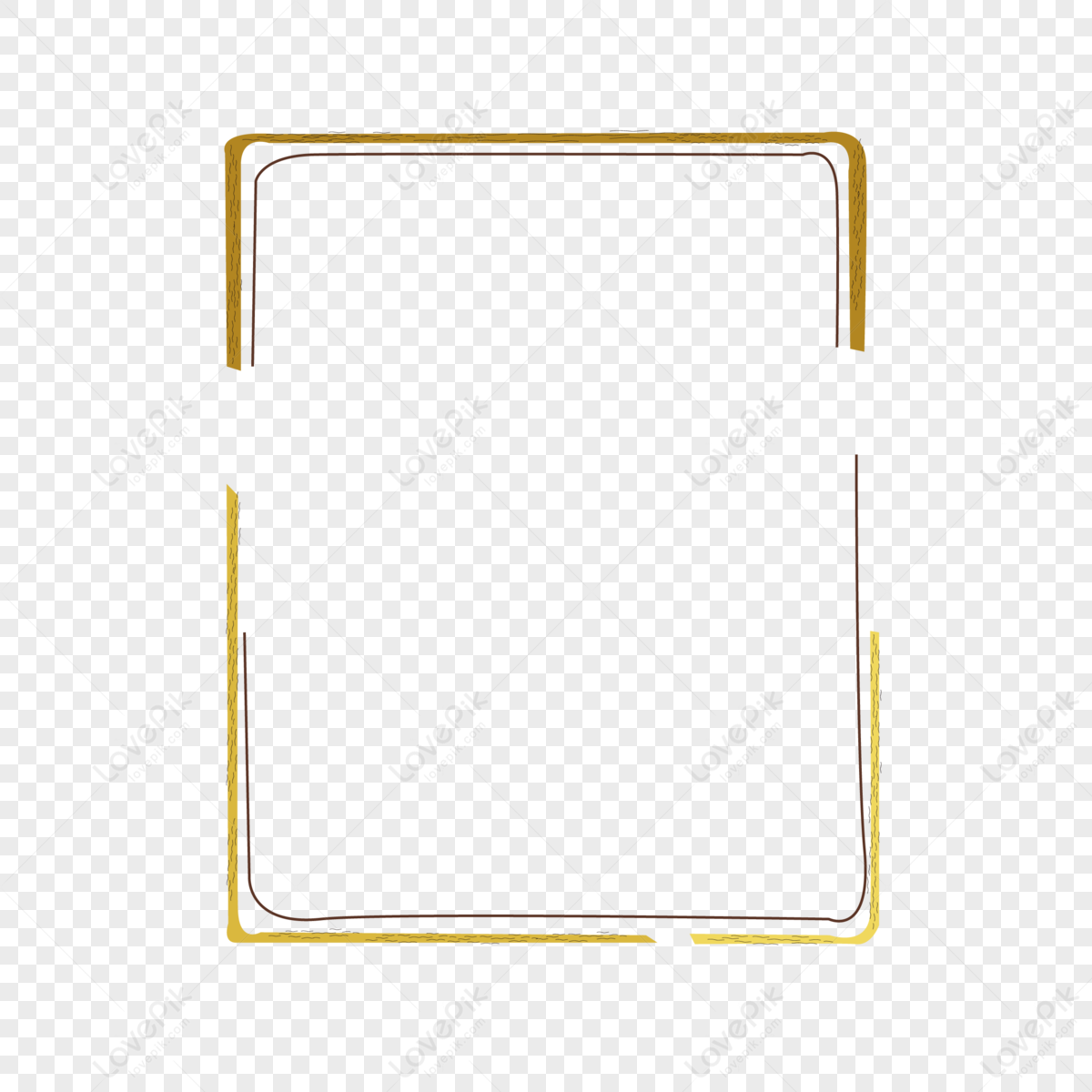 Old Golden Frame Free Png And Clipart Image For Free Download - Lovepik 