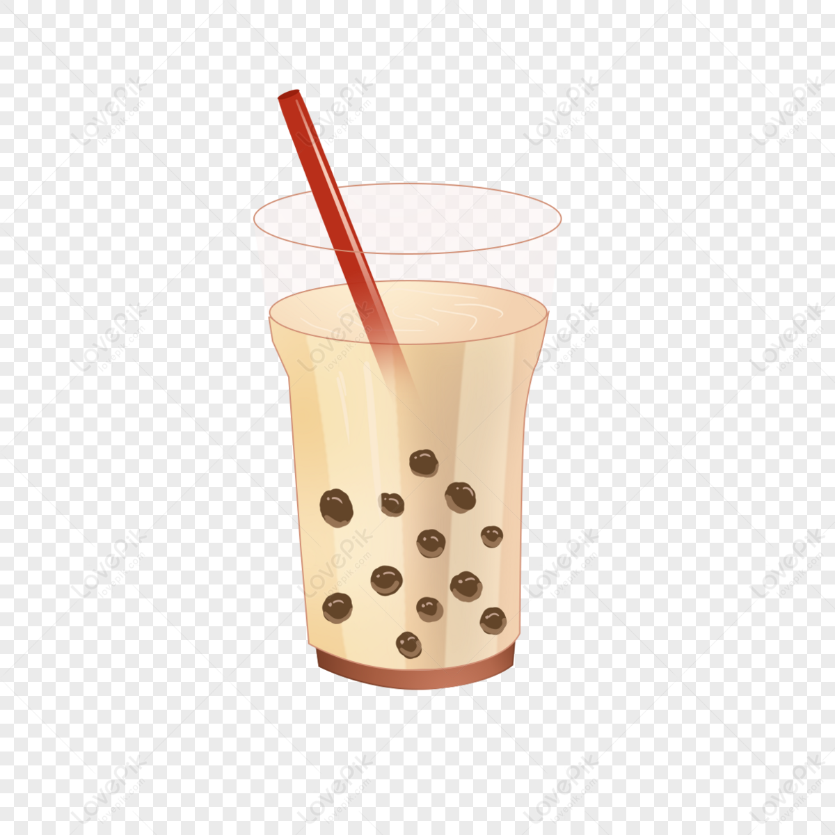 Pearl Milk Tea,cup,bubble Tea,milkshakes PNG Transparent Background And ...